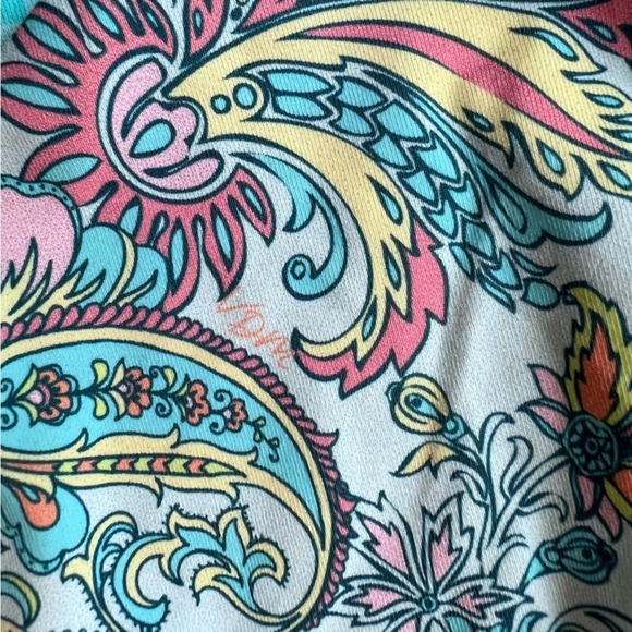 🆕 NWT REVOLVE Bikini REVERSIBLE PAISLEY CHECK VDM PASTEL MINT BLUE STRING - Picture 6 of 15